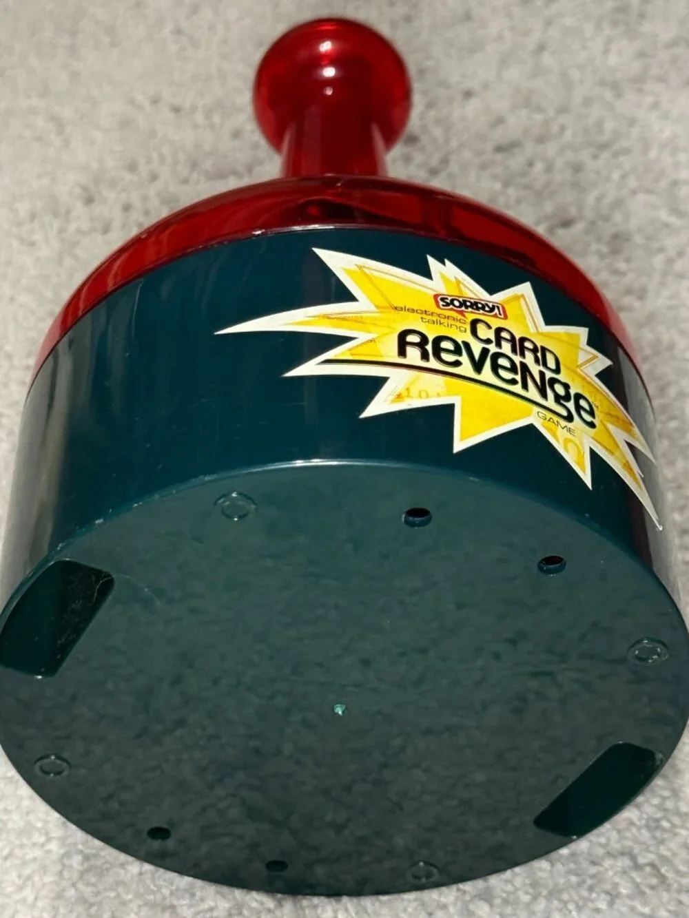 SORRY Card Revenge Electronic Talking Game 2004 Hasbro Missing Red Home Card